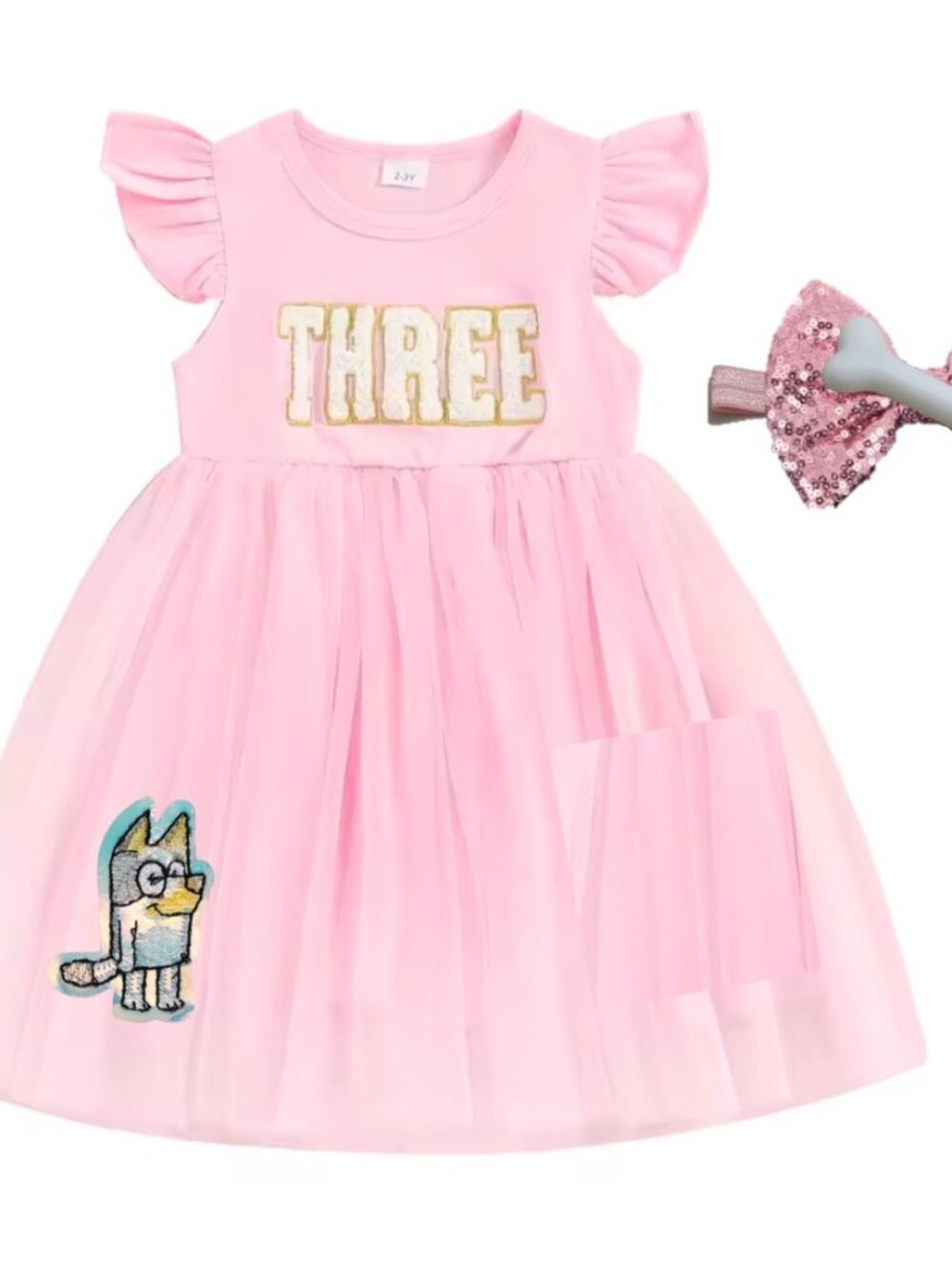 Bluey Dress Bluey Third Birthday Bingo clothes Bluey Outfit